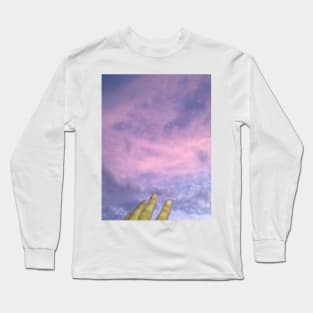 Pink Sky Eyes Long Sleeve T-Shirt